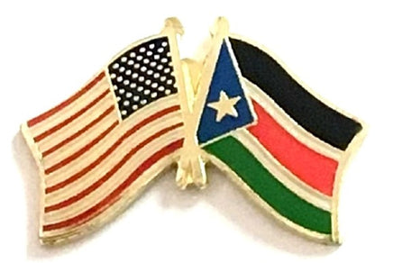 South Sudan Friendship Flag Lapel Pins