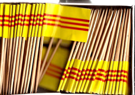 South Vietnam Flag Toothpicks