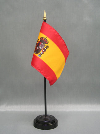 Spain Deluxe Miniature Flag