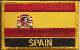Spain Flag Patch - With Name