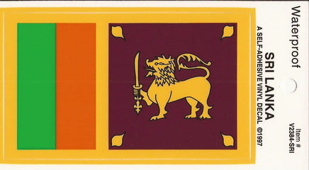 Sri Lanka Vinyl Flag Decal