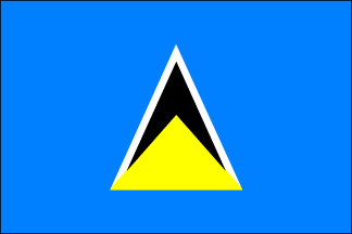 St. Lucia Polyester Flag