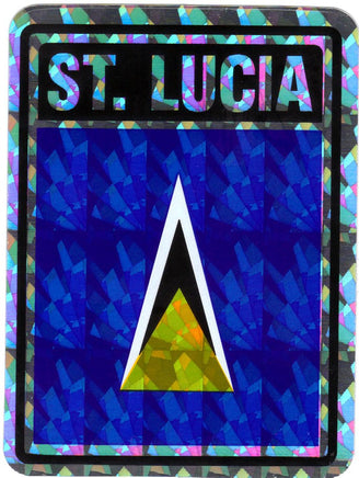 St. Lucia Reflective Decal