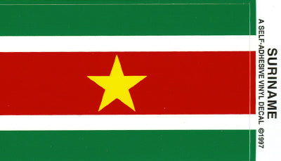 Surinam Vinyl Flag Decal