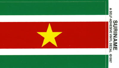 Suriname Vinyl Flag Decal