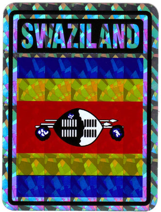 Swaziland Reflective Decal