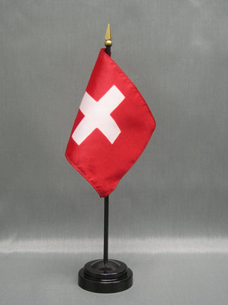 Switzerland Deluxe Miniature Flag