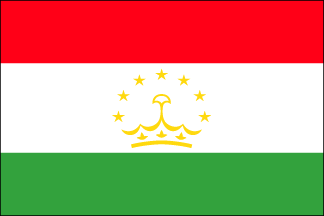 Tajikistan Polyester Flag