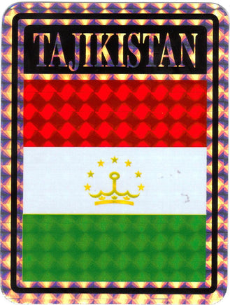 Tajikistan Reflective Decal