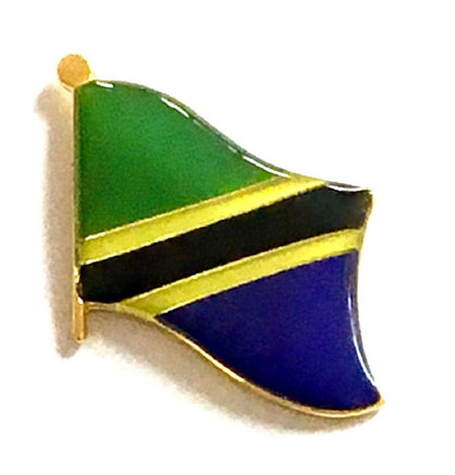 Tanzania Flag Lapel Pins - Single