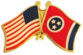 Tennessee State Flag Lapel Pin - Double