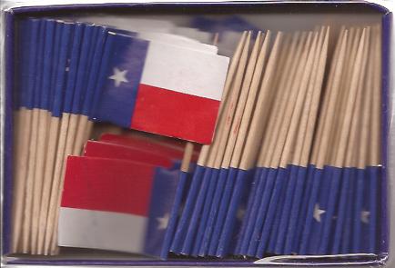 Texas Toothpick Flags