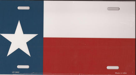 Texas Flag License Plate