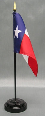 Texas Miniature Table Flag - Deluxe