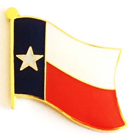 Texas State Flag Lapel Pin - Single