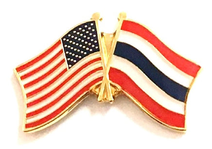 Thailand Friendship Flag Lapel Pins