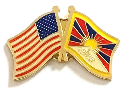 Tibet Friendship Flag Lapel Pins