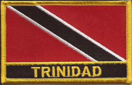 Trinidad & Tobago Flag Patch - With Name