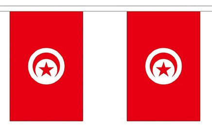 Tunisia String Flag Bunting