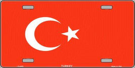 Turkey Flag License Plate