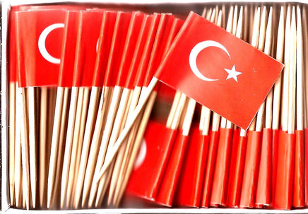 Turkey Flag Toothpicks