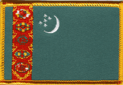 Turkmenistan Flag Patch