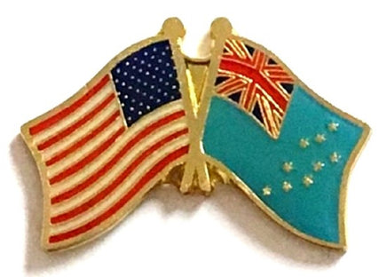 Tuvalu Friendship Flag Lapel Pins