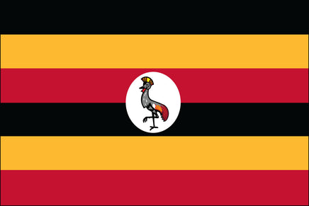 Uganda 3'x5' Nylon Flag