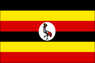 Uganda Polyester Flag