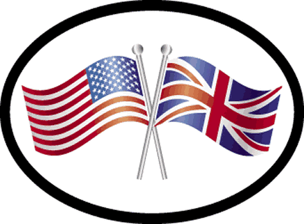 United Kingdom Oval Friendship Decal