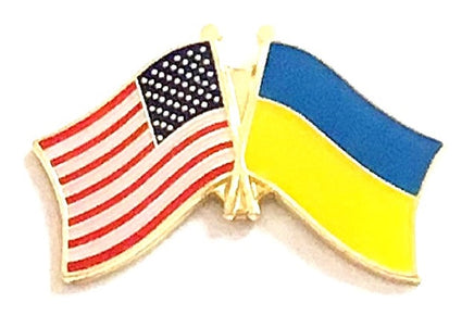 Ukraine Friendship Flag Lapel Pins
