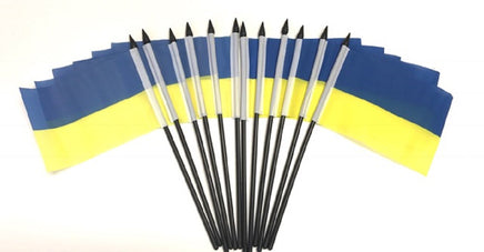 Ukraine Polyester Miniature Flags