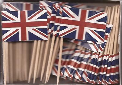 United Kingdom Toothpick Flags