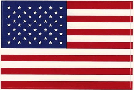 United States Vinyl Flag Decal - 8" x 12"
