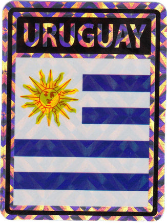 Uruguay Reflective Decal