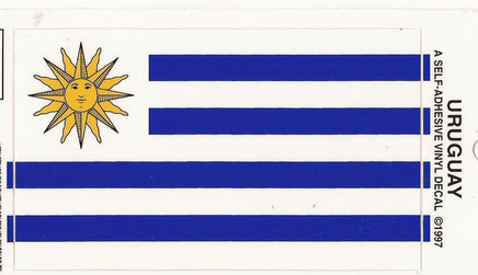 Uruguay Vinyl Flag Decal