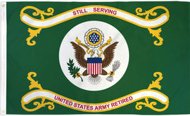 US Army Retired Polyester Flag - 3'x5'