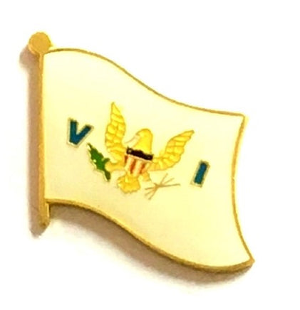 US Virgin Islands Flag Lapel Pins - Single