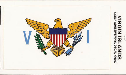 US Virgin Islands Vinyl Flag Decal