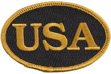 USA Oval Flag Patch