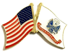 United States Army Double Lapel Pin