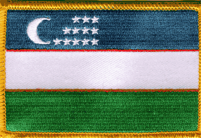 Uzbekistan Flag Patch
