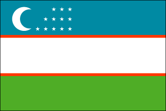 Uzbekistan Polyester Flag