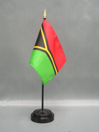 Vanuatu Deluxe Miniature Flag