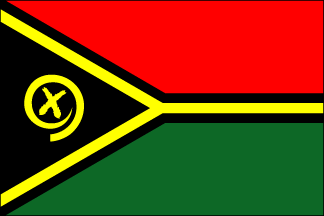 Vanuatu Polyester Flag