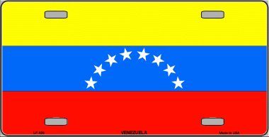 Venezuela Flag License Plate