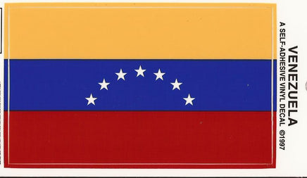 Venezuela Vinyl Flag Decal