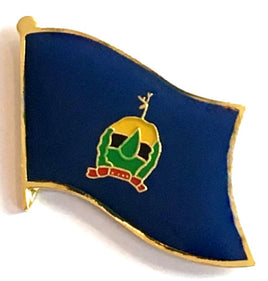Vermont State Flag Lapel Pin - Single