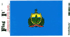 Vermont State Vinyl Flag Decal