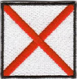 Victor Nautical Signal Flag Patch